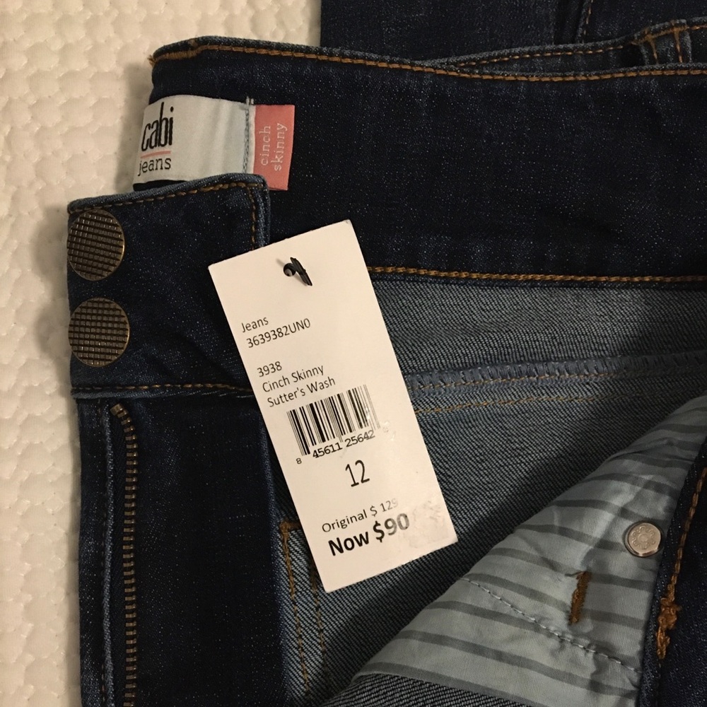 Cabi Clinch Skinny Jean Size 12 NWT